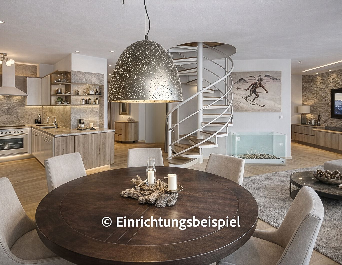 Dachgeschosswohnung mit Turmzimmer und Panorama-Ausblick