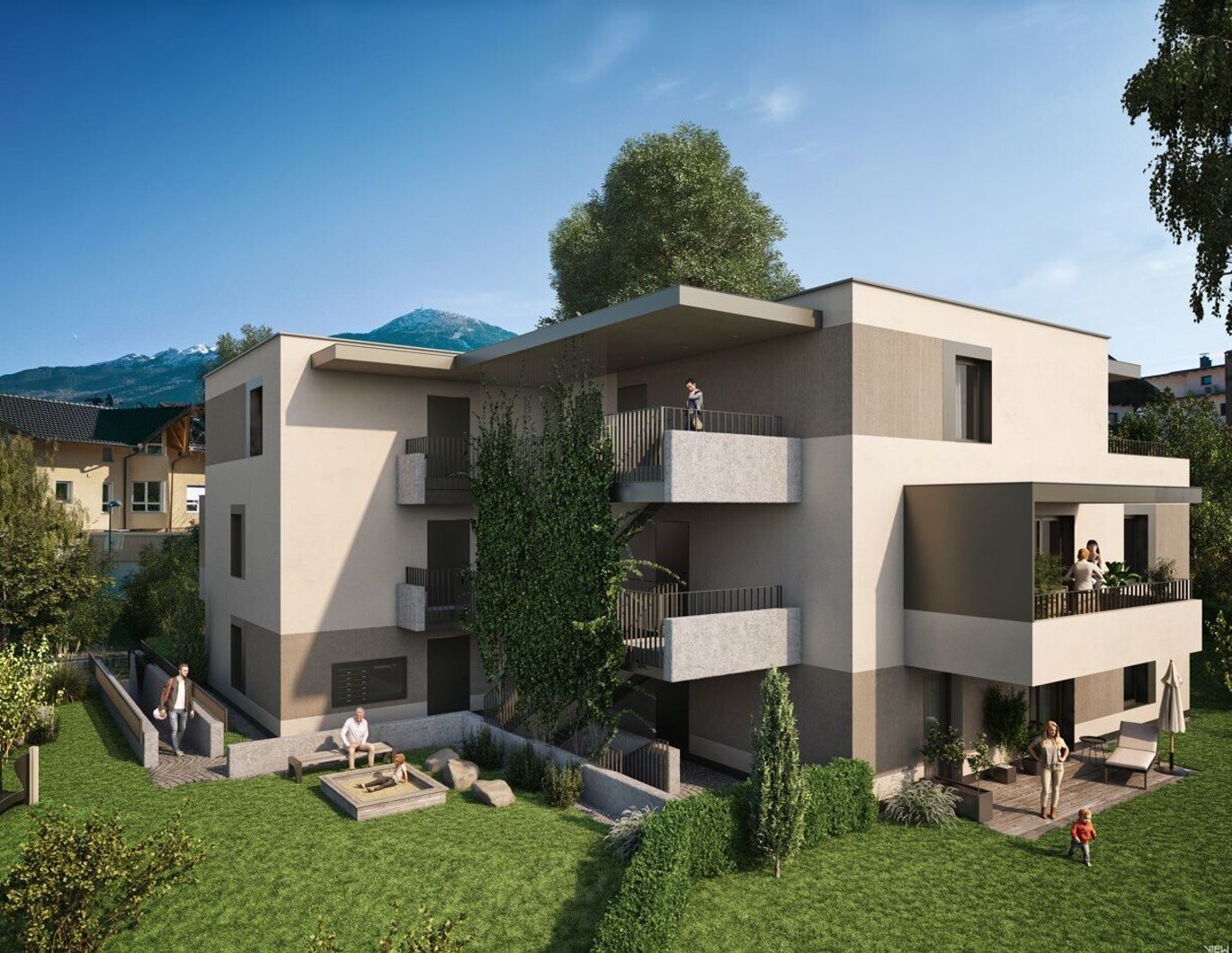 Sonnige 3 Zi.-Terrassenwohnung in Natters - NEUBAU