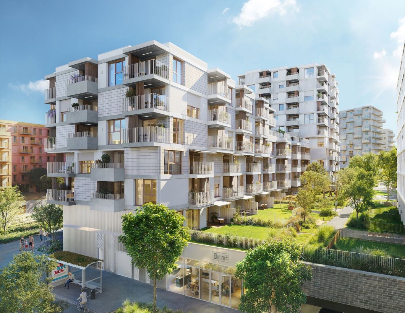 VILLAGE IM DRITTEN | MODERNE 2-ZIMMER WOHNUNG MIT ZWEI FREIFLÄCHEN