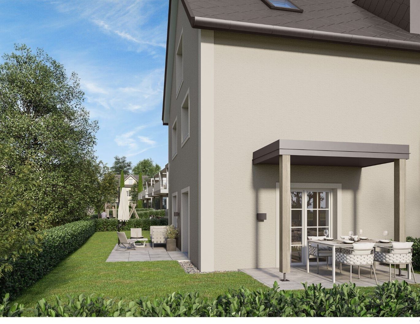 Townhouse mit zwei Terrassen in Nonntal