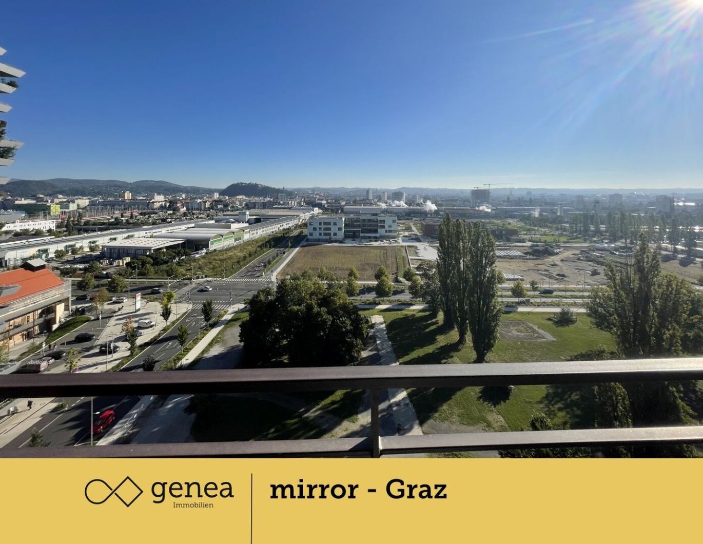 Wohnen im 11 Stock mit Schlossbergblick - Graz Reininghaus - Hauseigener Spa Bereich