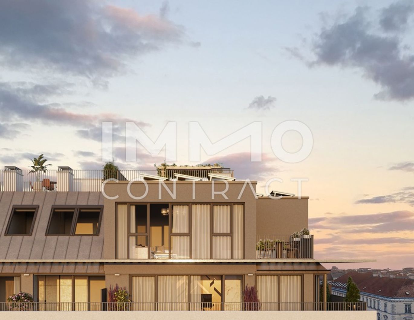 60m2 Dachterrasse! Penthouse Perle: U6 Burggasse - WOHNEN AM PARK - Urban & Grün