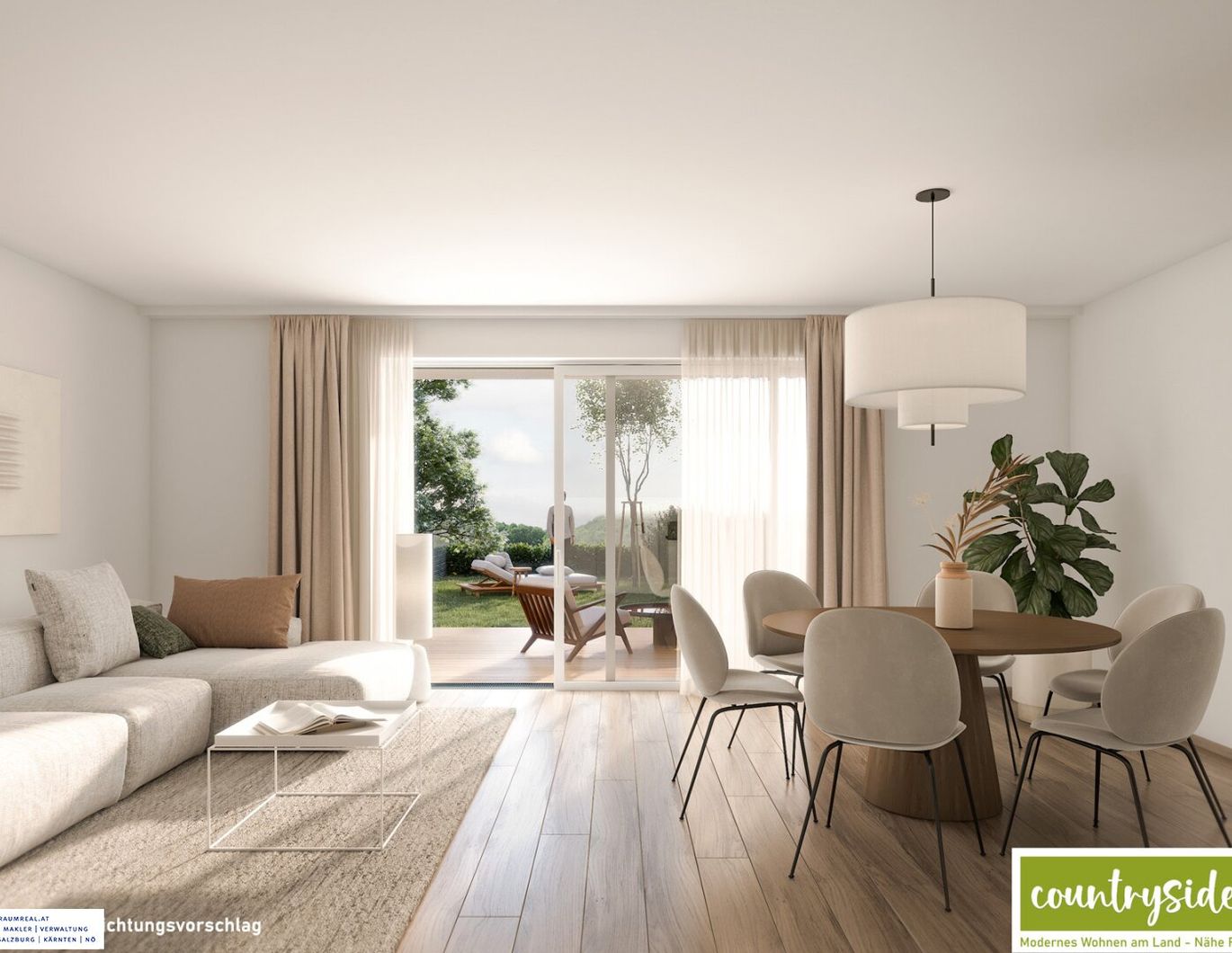 Pram bei Ried/I - Attraktive 3-Zimmer-Wohnungen (Top 1 + 2) mit Eigengarten und Carport - NEUBAU