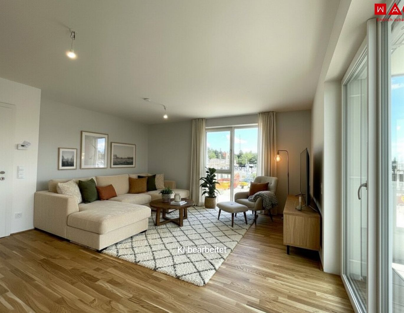 Barrierefrei zugängliche Wohnung mit hochwertiger Ausstattung im sicheren Einfamilienhausumfeld