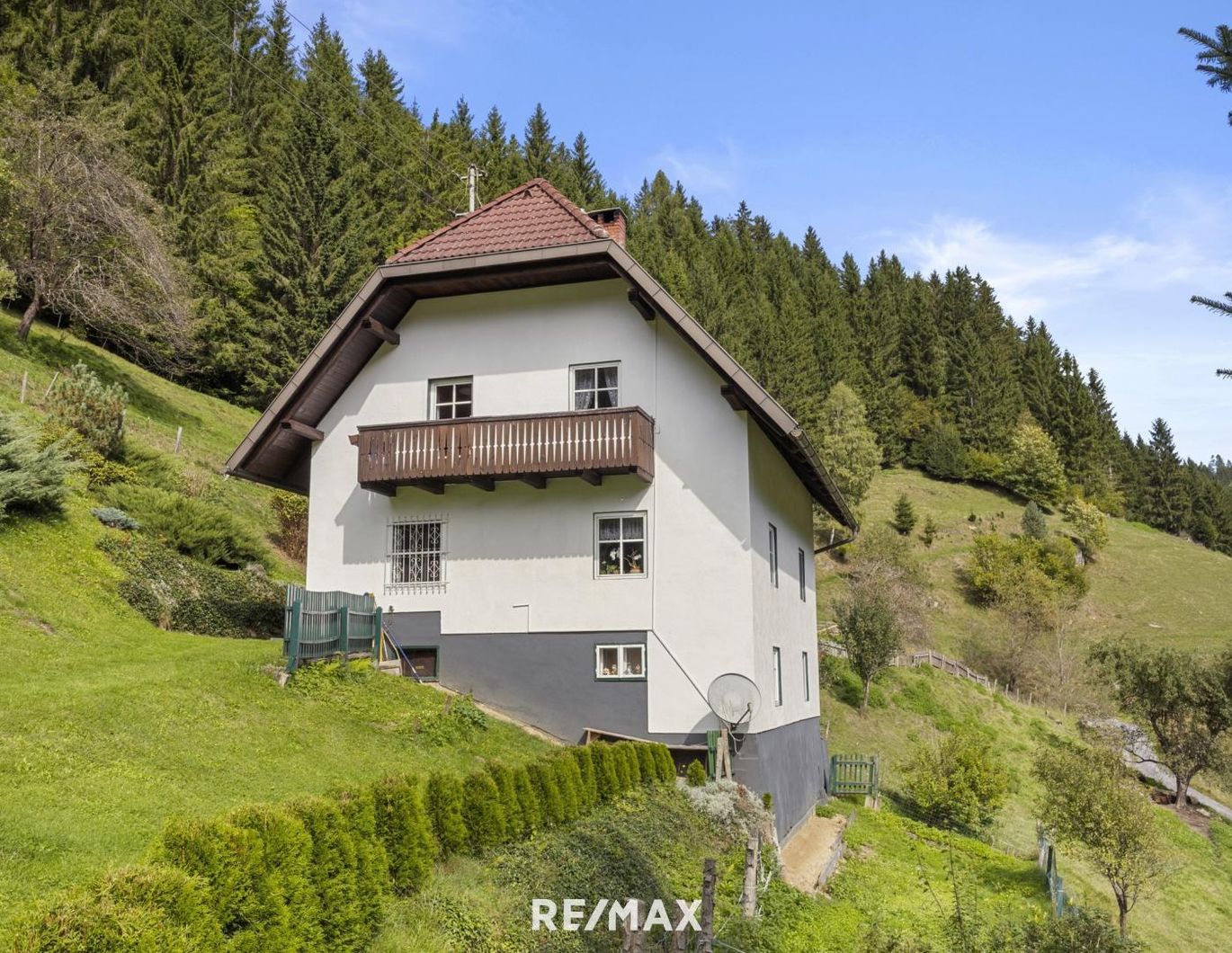 Kleinlandwirtschaft mit Wohnhaus und Wirtschaftsgebäude in Unterpreitenegg im Oberen Lavanttal