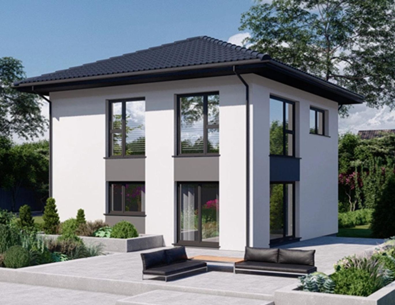 Stilvolle Stadtvilla von DANWOOD schafft Geborgenheit für kleine Füße und große Träume! (Provisionsfrei)