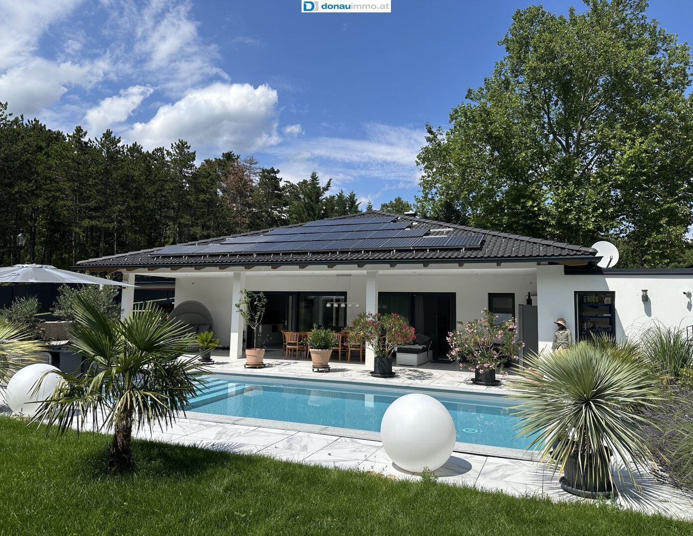 2721 Bad Fischau Topexklusiver Traumbungalow mit Pool, Sauna und Riesengarten in Grünruhelage