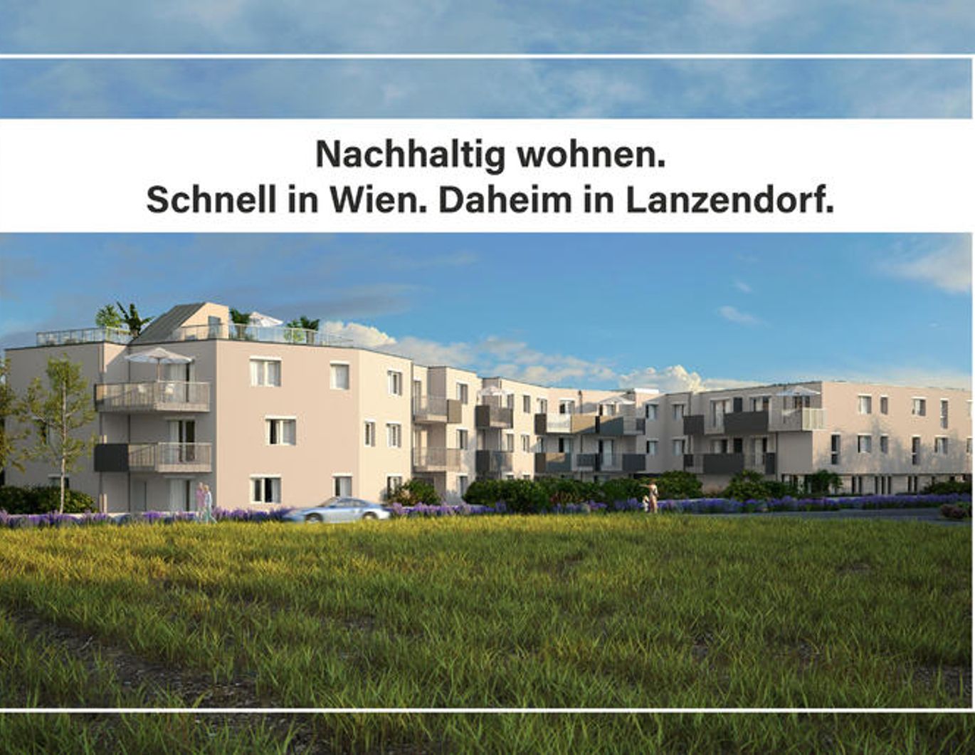 urbanes Wohnen im Grünen