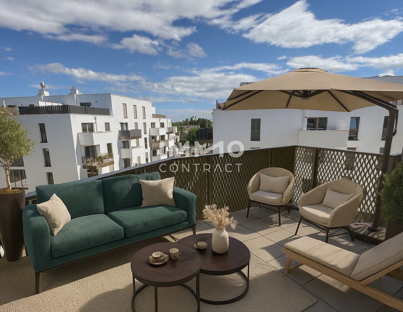 Preis jetzt sichern: Provisionsfrei und Erstbezug: In der Nähe von U1 mit MEGA BALKON