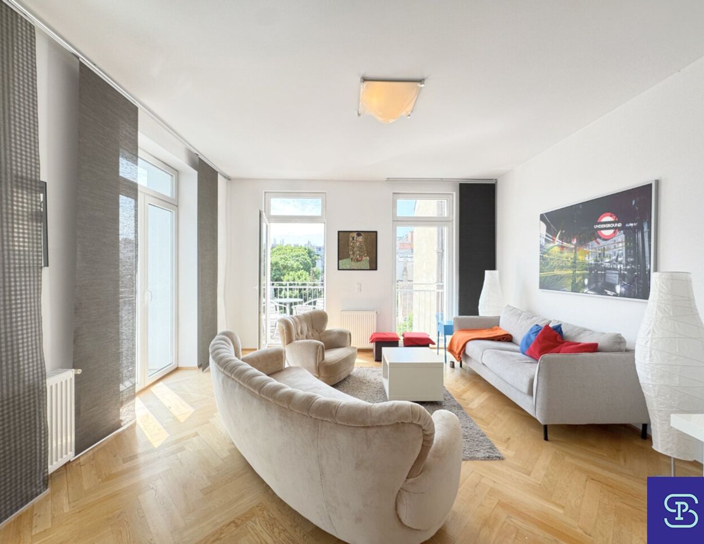 Sonnendurchflutete 79m² Traumwohnung mit Balkon und Klimaanlage - 1070 Wien