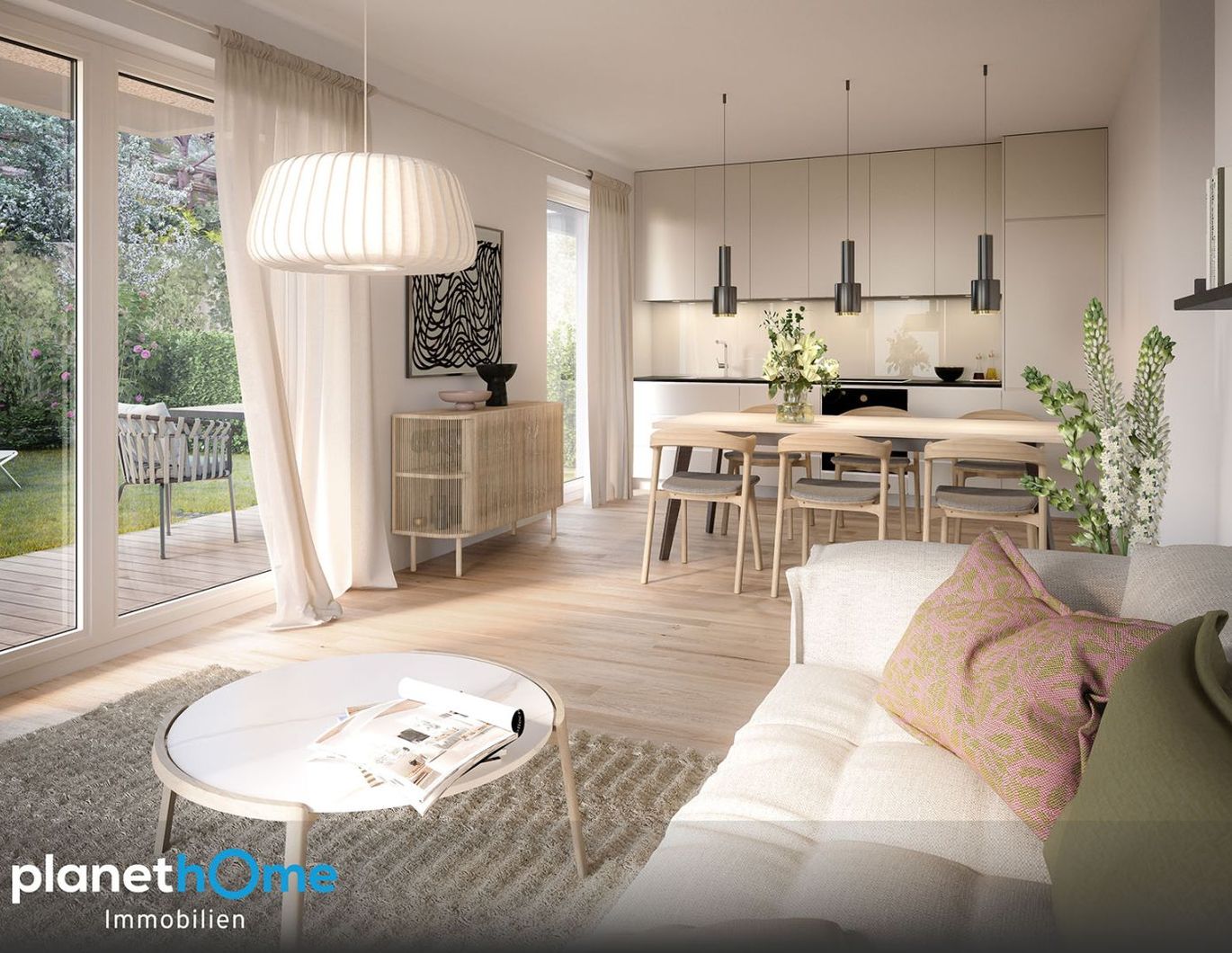 Großzügige Gartenwohnung mit Ankleide und Weitblick - Freiraum und natürliches Wohngefühl