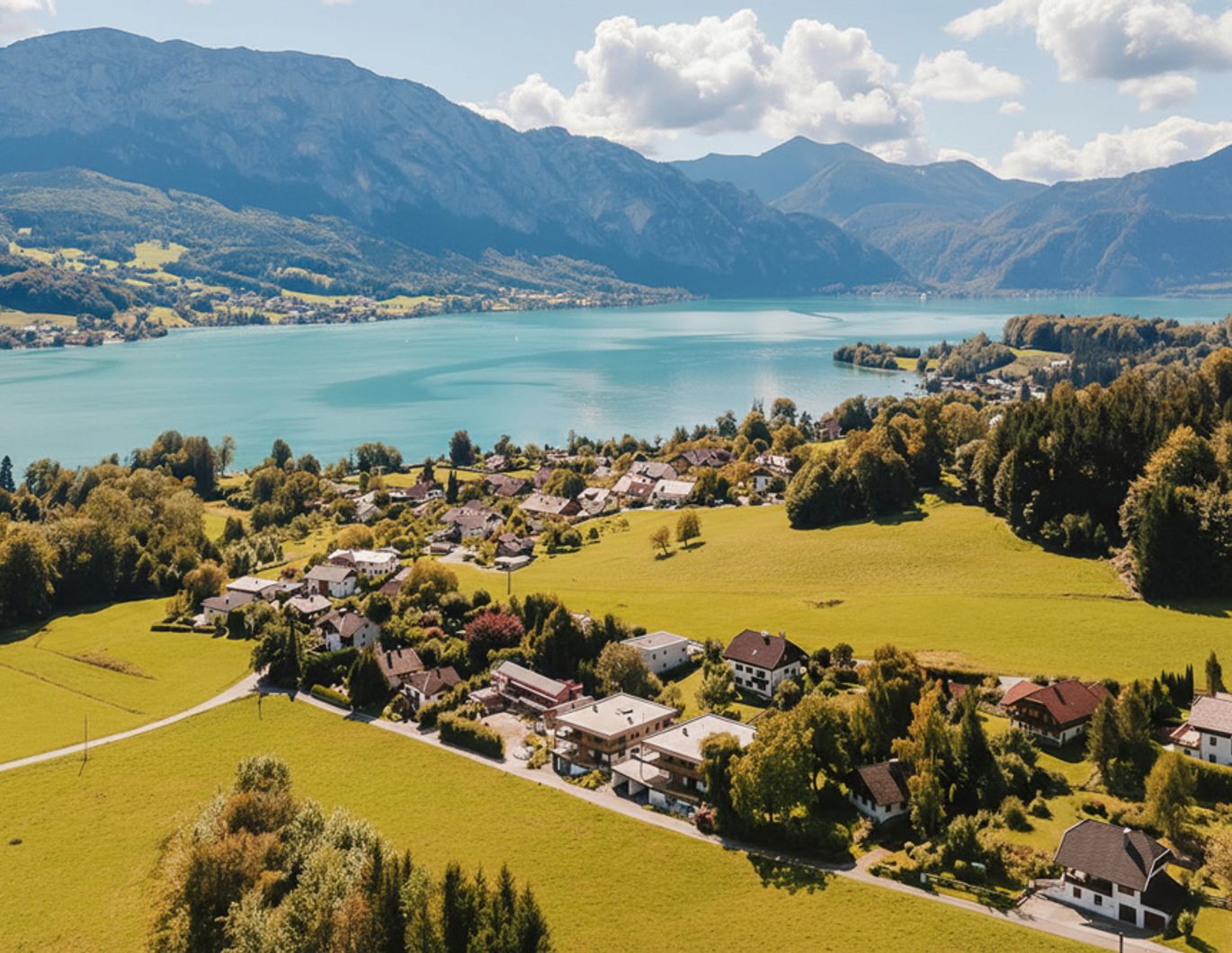 Angekommen! Moderne Gartenwohnung am türkisblauen Attersee