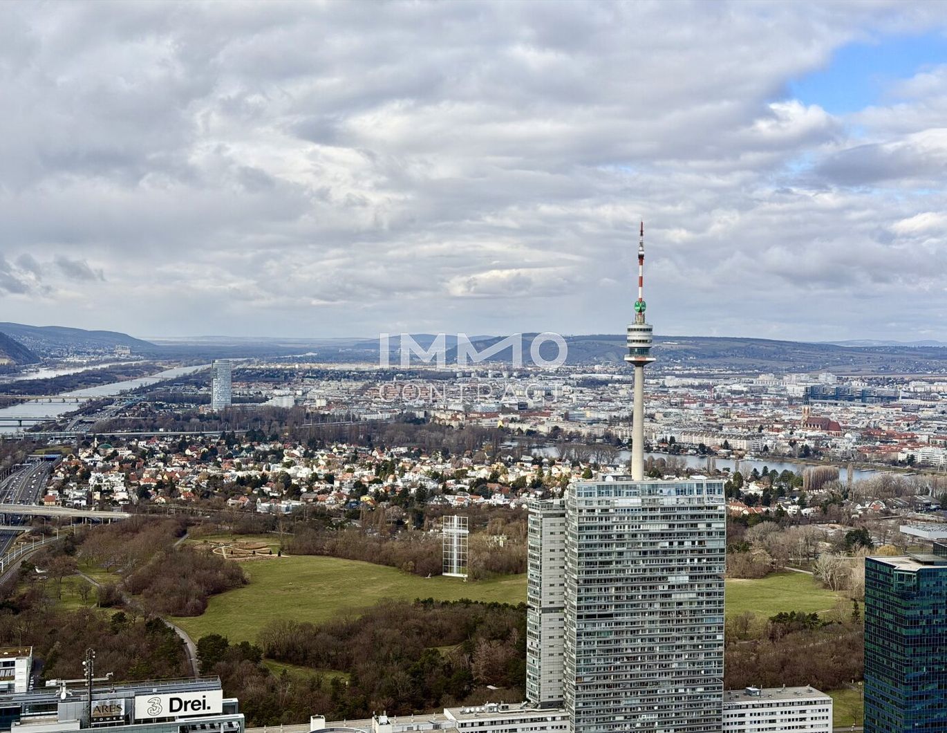Vienna never sleeps: 50. Etage DC2 Tower: SKY RESIDENCES