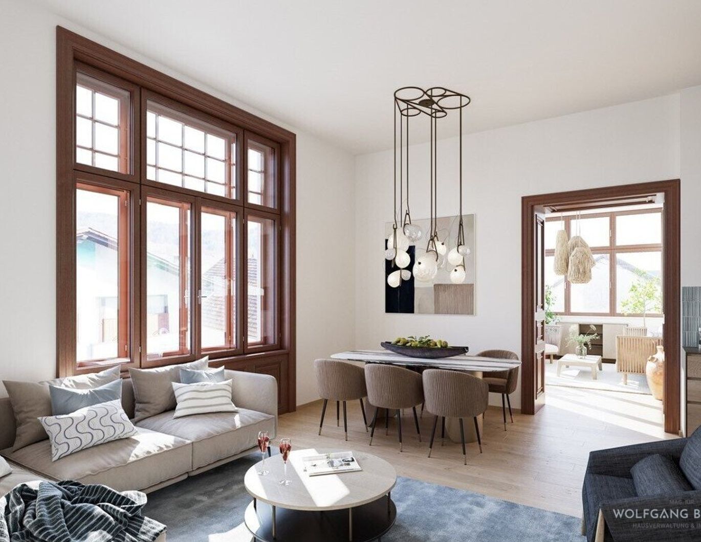 Moderne 3-Zimmer-Wohnung in Kirchbach: vollsaniert mit Balkon & Stellplatz!