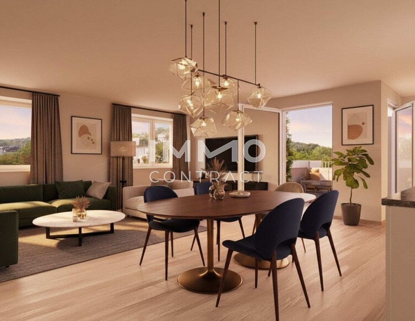 Exklusive Wohnresidenz mit 49 m² Wohnsalon & Sonnenterrasse - Erstbezug