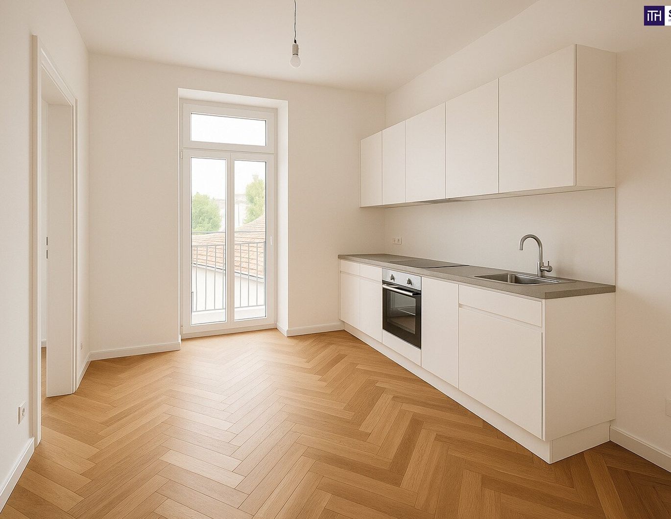 ***Ein Zuhause zum Verlieben - stilvoll saniertes Altbaujuwel mit 3 Zimmern, Klimaanlage, Terrasse & edlem Fischgrätparkett - überzeugen Sie sich selbst bei einer Besichtigung***
