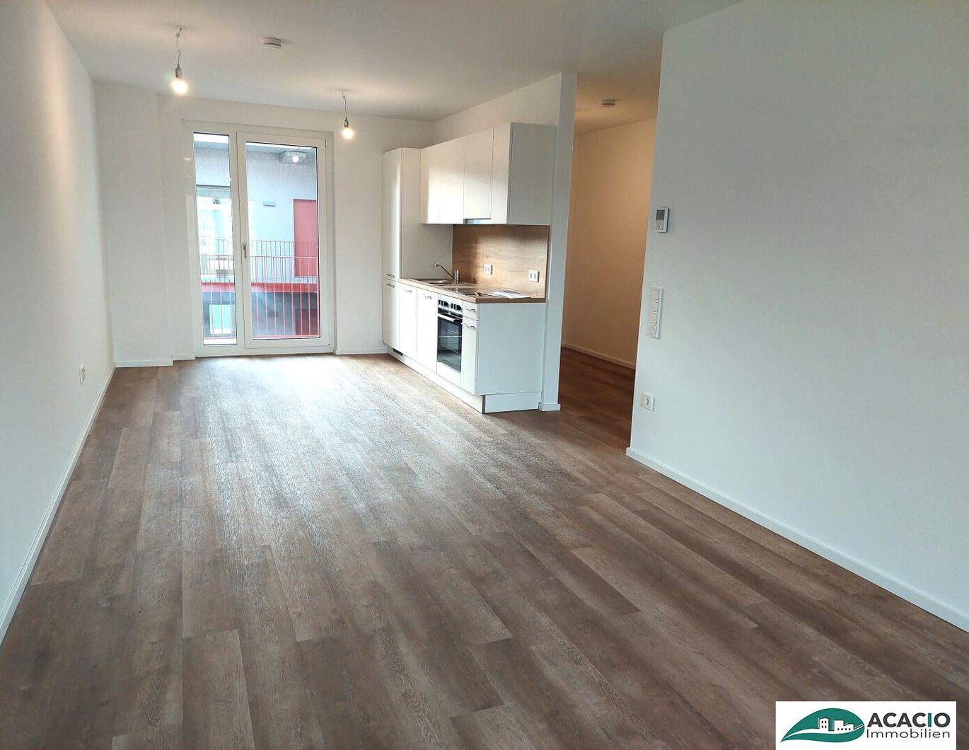 3-Zimmerwohnung in neuer Wohnhausanlage mit großer Loggia und tollem Ausblick auf Grünanlage mit toskanischem Flair - Neubau - Erstbezug - Tiefgarage vorhanden