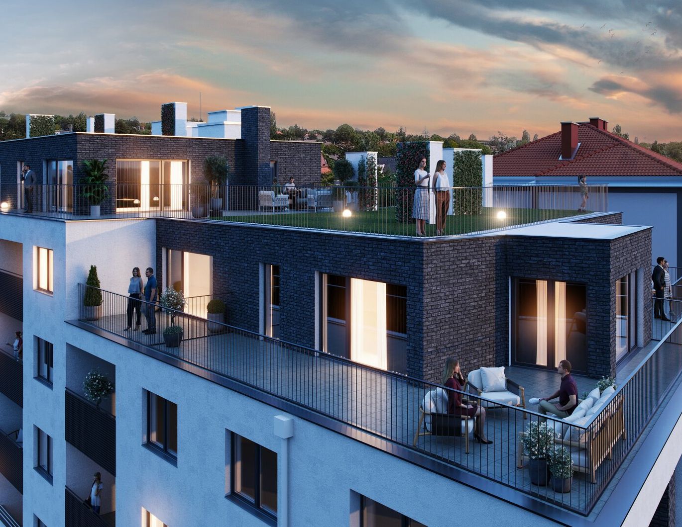 4 Zimmerwohnung mit großer Terrasse - Top 27