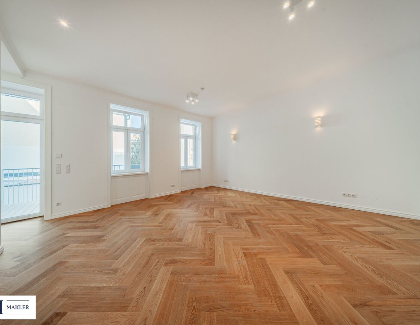 Mondäner 3-Zimmer-Erstbezug mit Balkon in revitalisierter Altbauliegenschaft