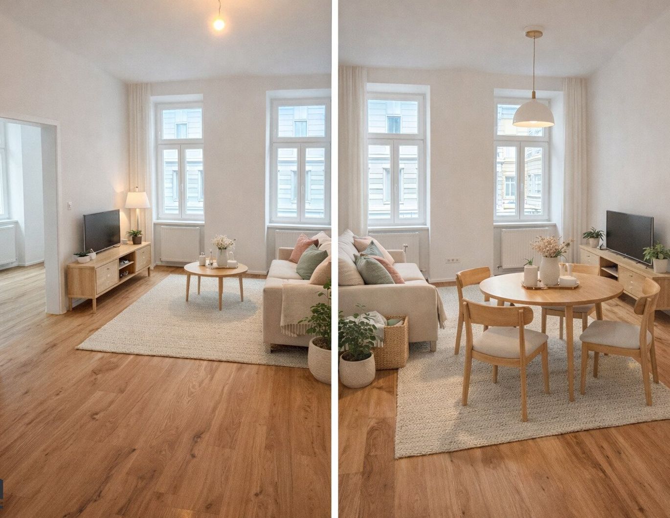 Sanierte, helle, perfekt geschnittene 2-Zimmer-Wohnung nähe Siebenbrunnenplatz