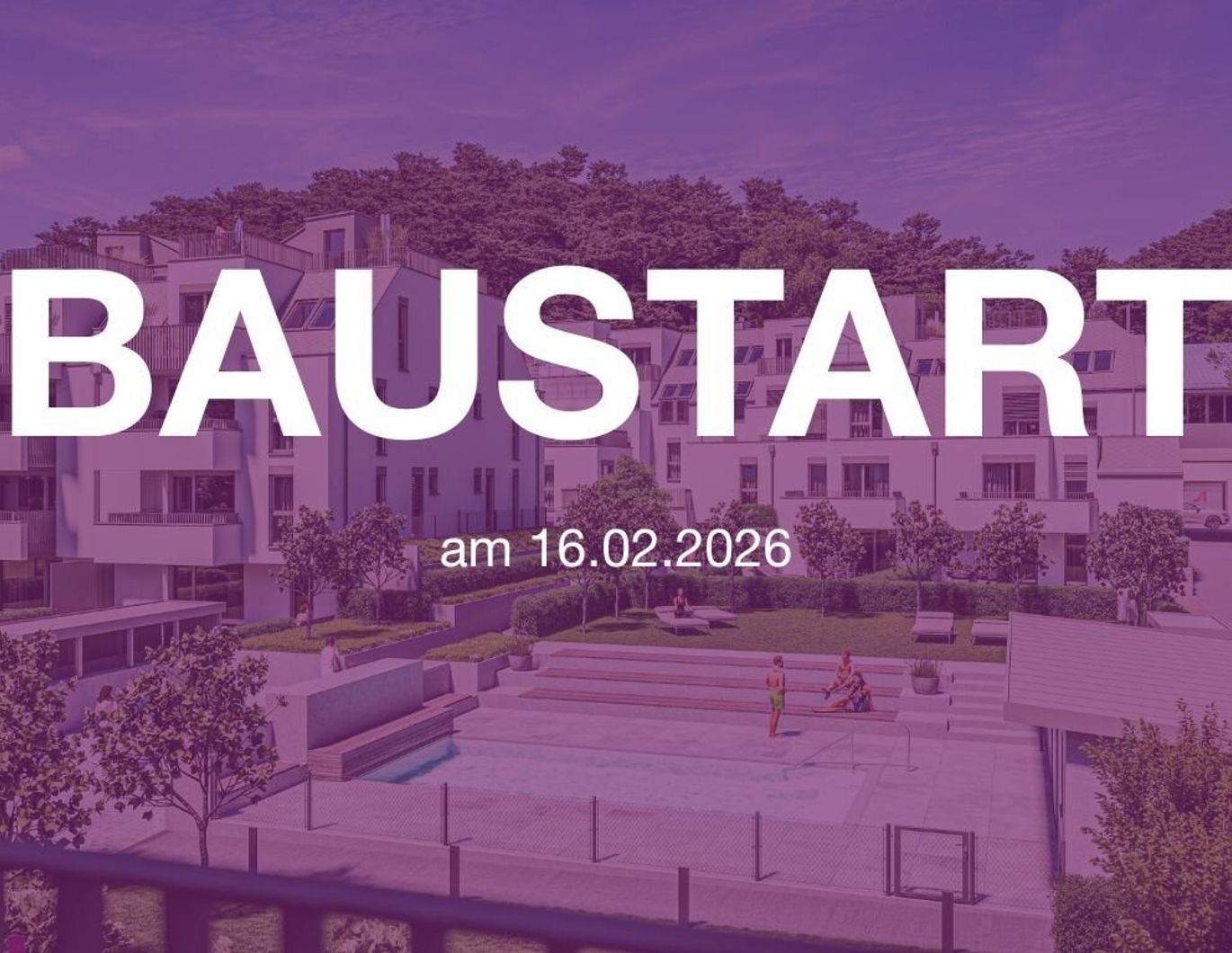 **BAUSTART** KALKSBURGA - Wohnungen mit Pool