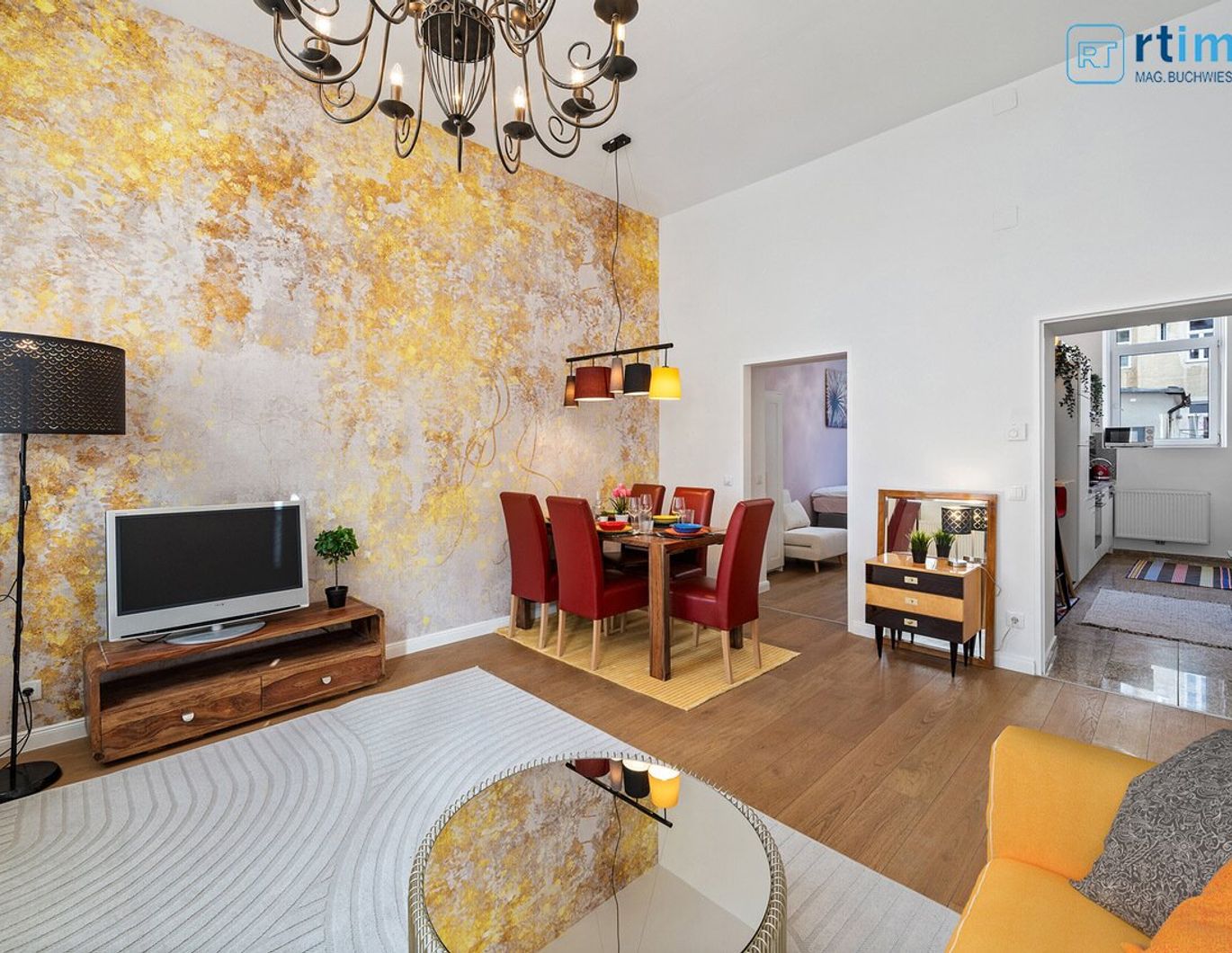 Traumhafte und vollständig eingerichtete 3-Zimmer-Wohnung