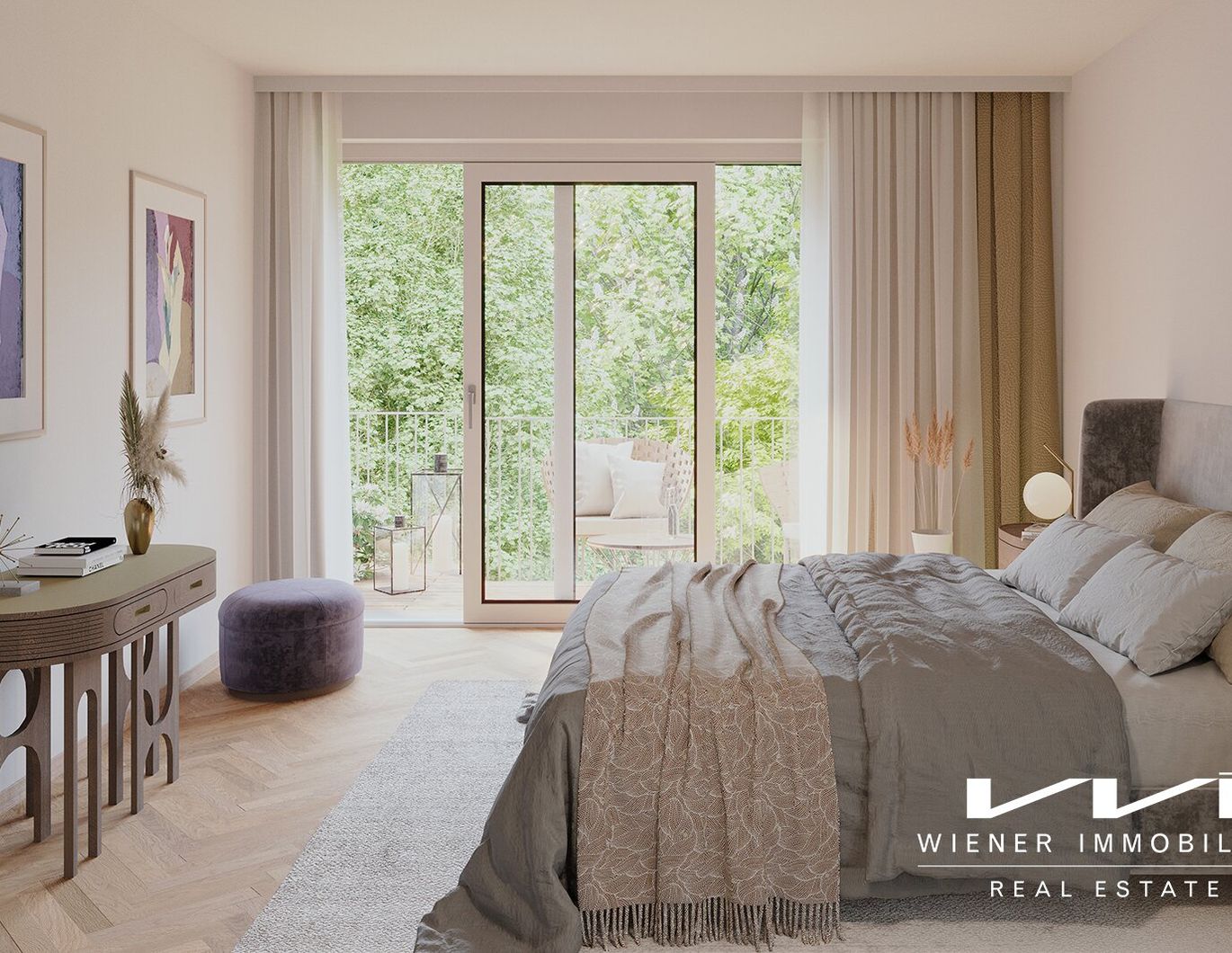Traumhafte 4 Zimmerwohnung mit großzügigen Freiflächen & Grünblick