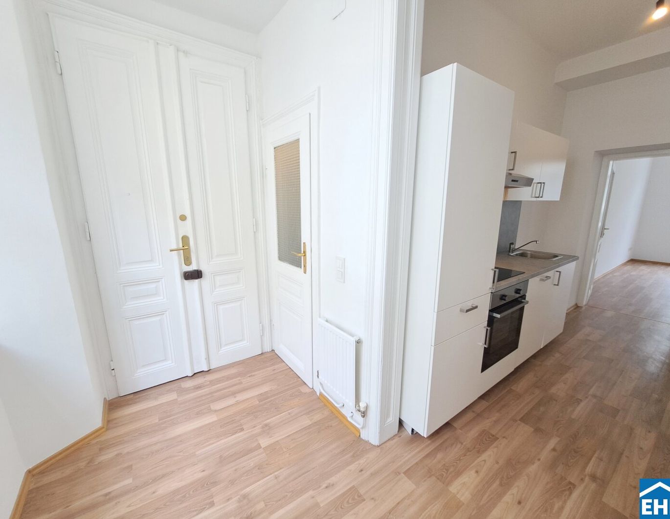 Ruhig wohnen mitten im 3. Bezirk: 2-Zimmer-Altbauwohnung mit Charme