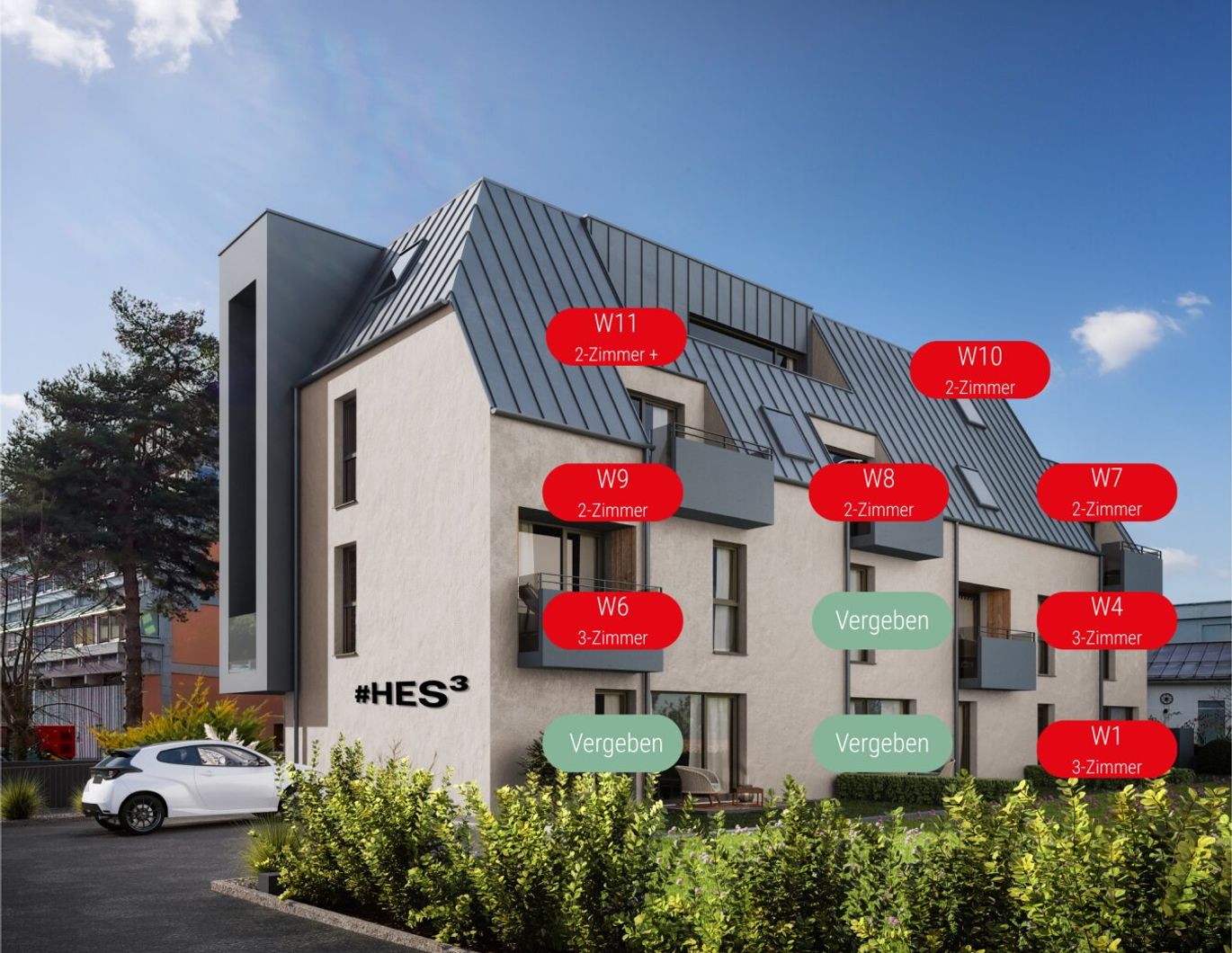 3-Zimmer-Gartenwohnung W1, provisionsfrei