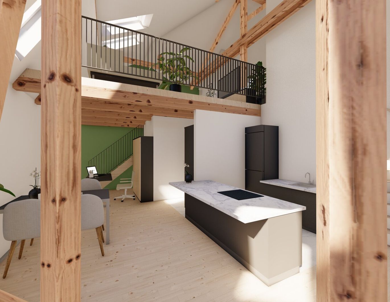 Projekt GOETHE20 - 6 Altbauwohnungen und 3 Loftwohnungen in der historischen Stadtvilla Wels/Zentrum