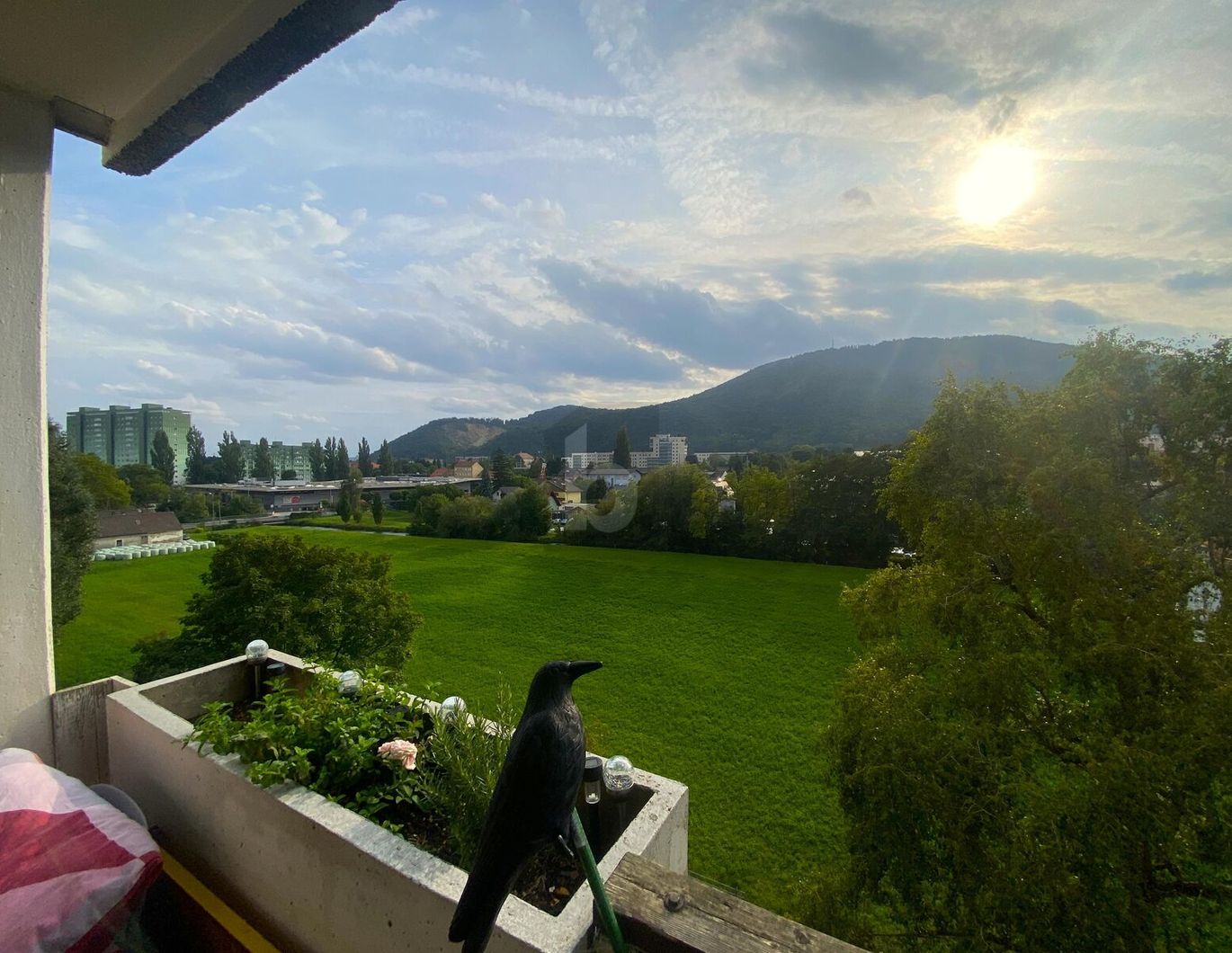 2-ZIMMER MIT WUNDERSCHÖNEM BLICK INS GRÜNE