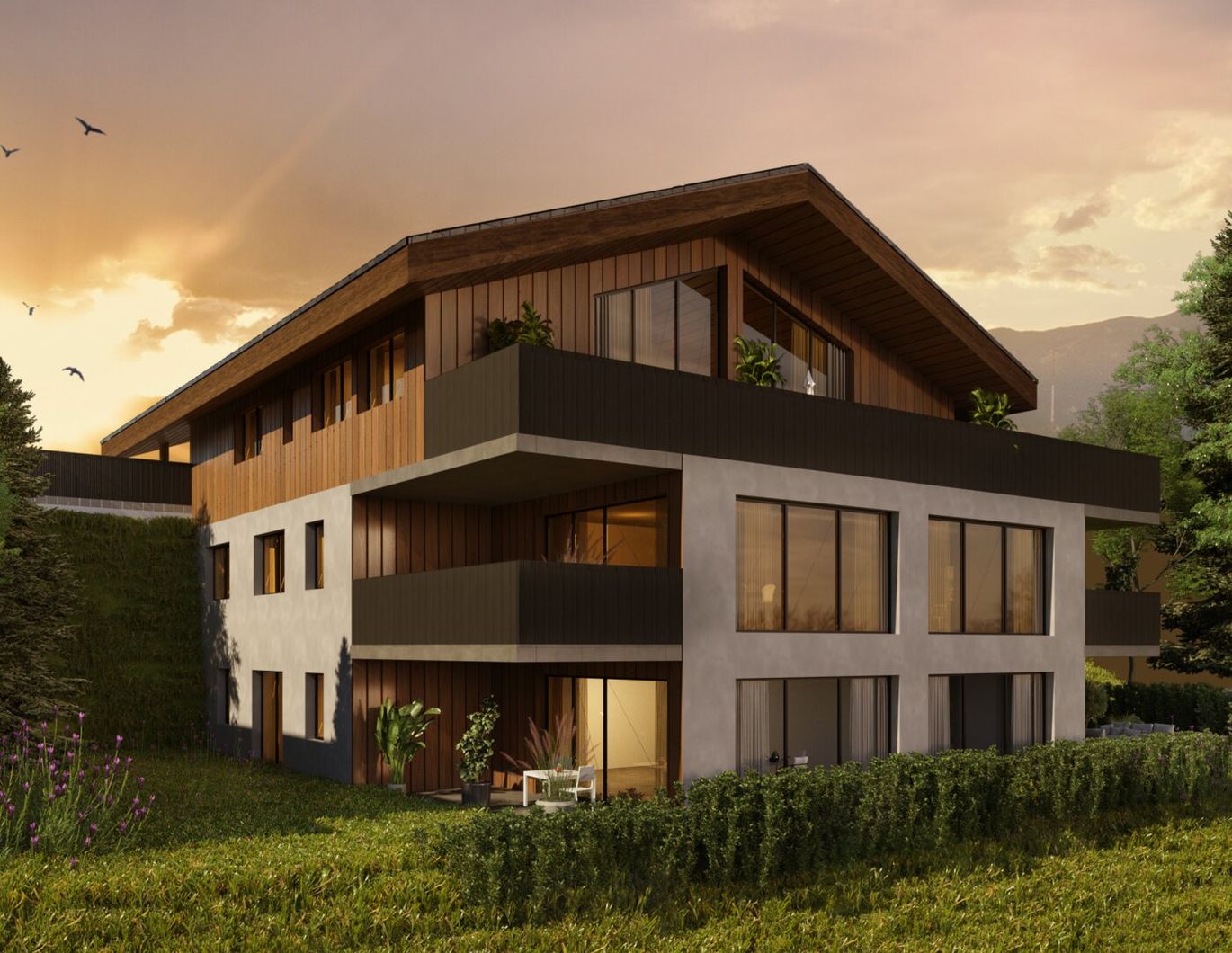 Neubauprojekt am Faaker See: Garten-, Terrassen- und Penthouse-Wohnungen mit traumhaftem Seeblick