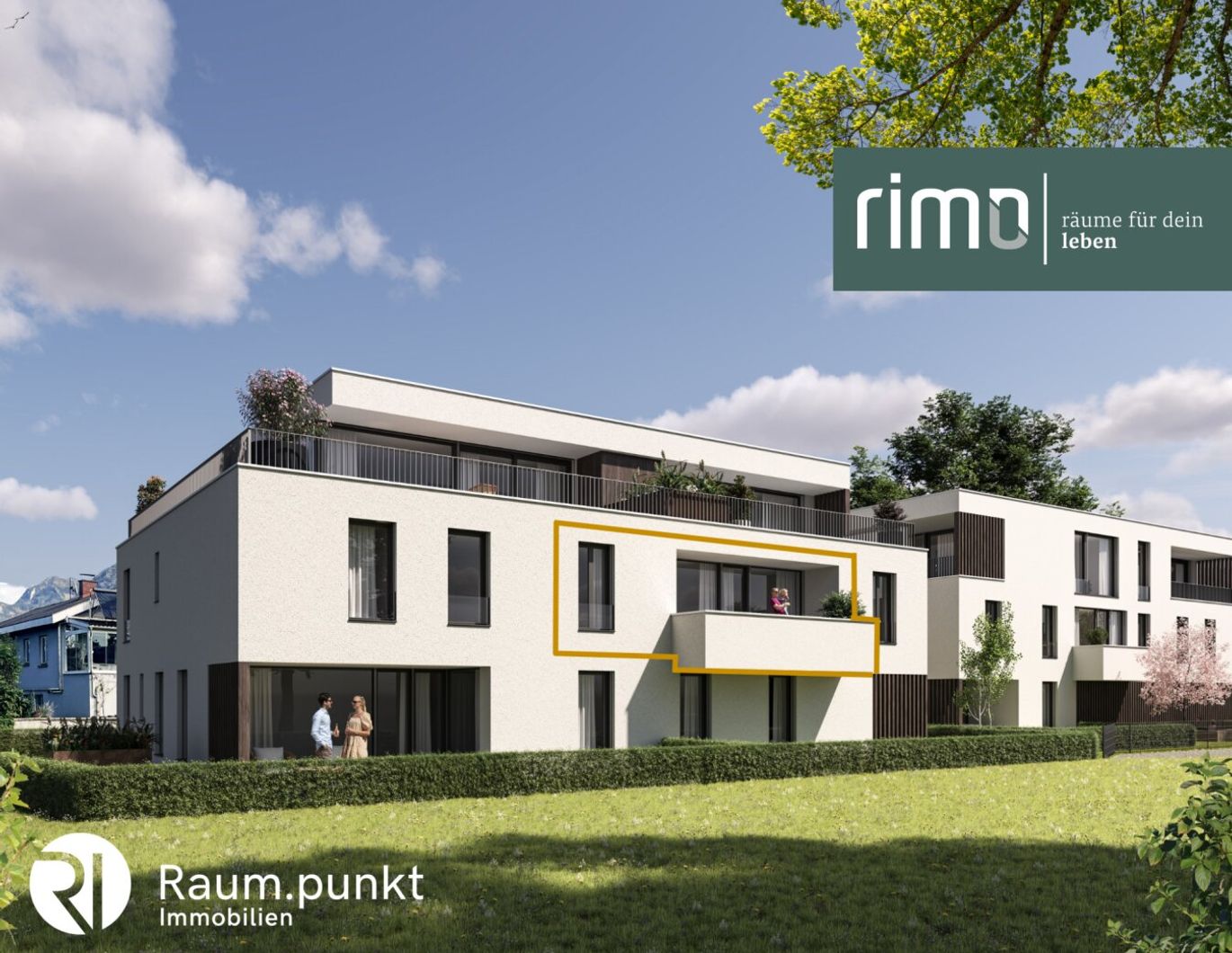 2-Zimmer-Terrassenwohnung in Altach - Ruhelage / Top B4