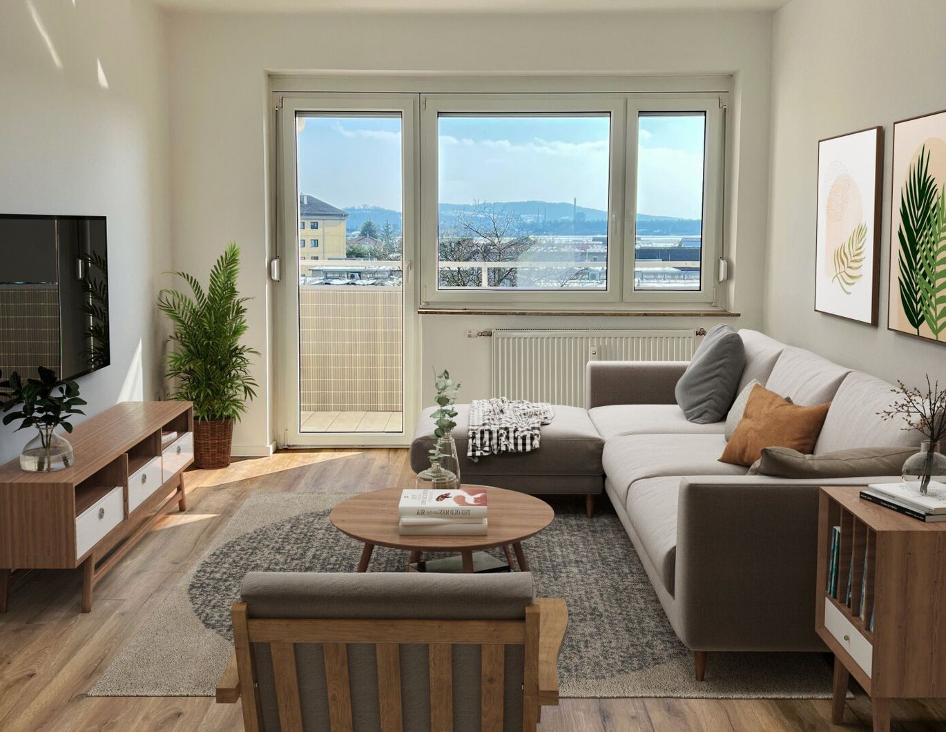 Wunderschöne, renovierte 3-Zimmer-Wohnung in Kalsdorf nahe dem Hauptplatz - mit Loggia und Parkplatz