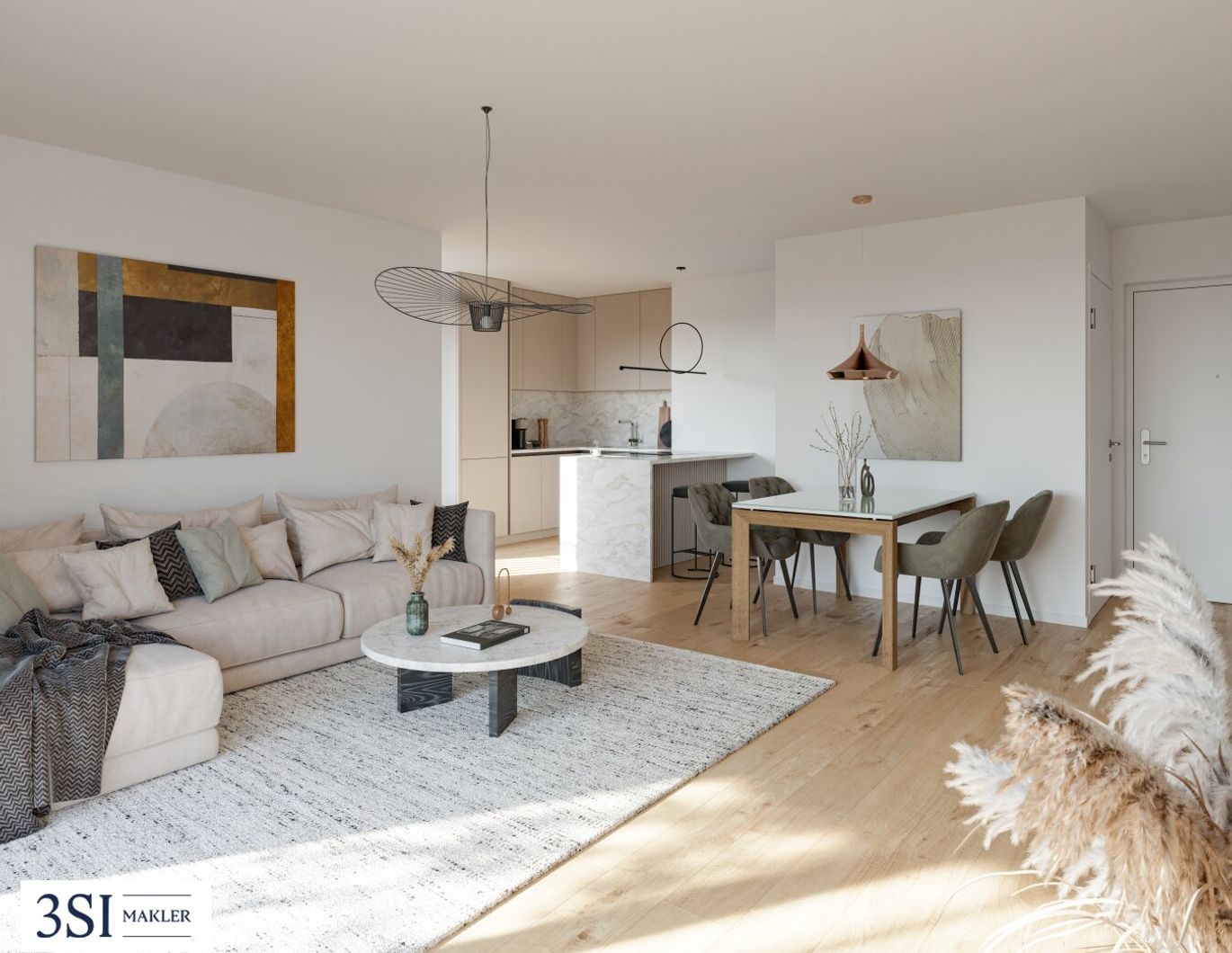 Die Symbiose: Nachhaltig und modern - 2-Zimmer Neubauwohnung in verkehrsberuhigter Lage