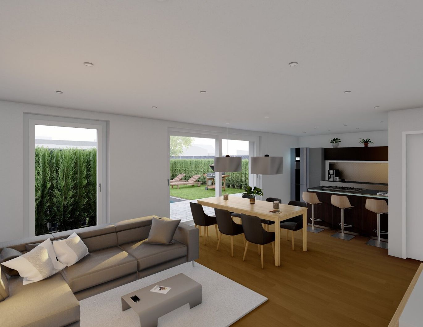 BAUBEGINN BEREITS ERFOLGT !!! Exklusive Erstbezug-Garten-Wohnung in Linz mit Haus-Charakter, Wambachsiedlung - mit Garten zum Wohlfühlen!