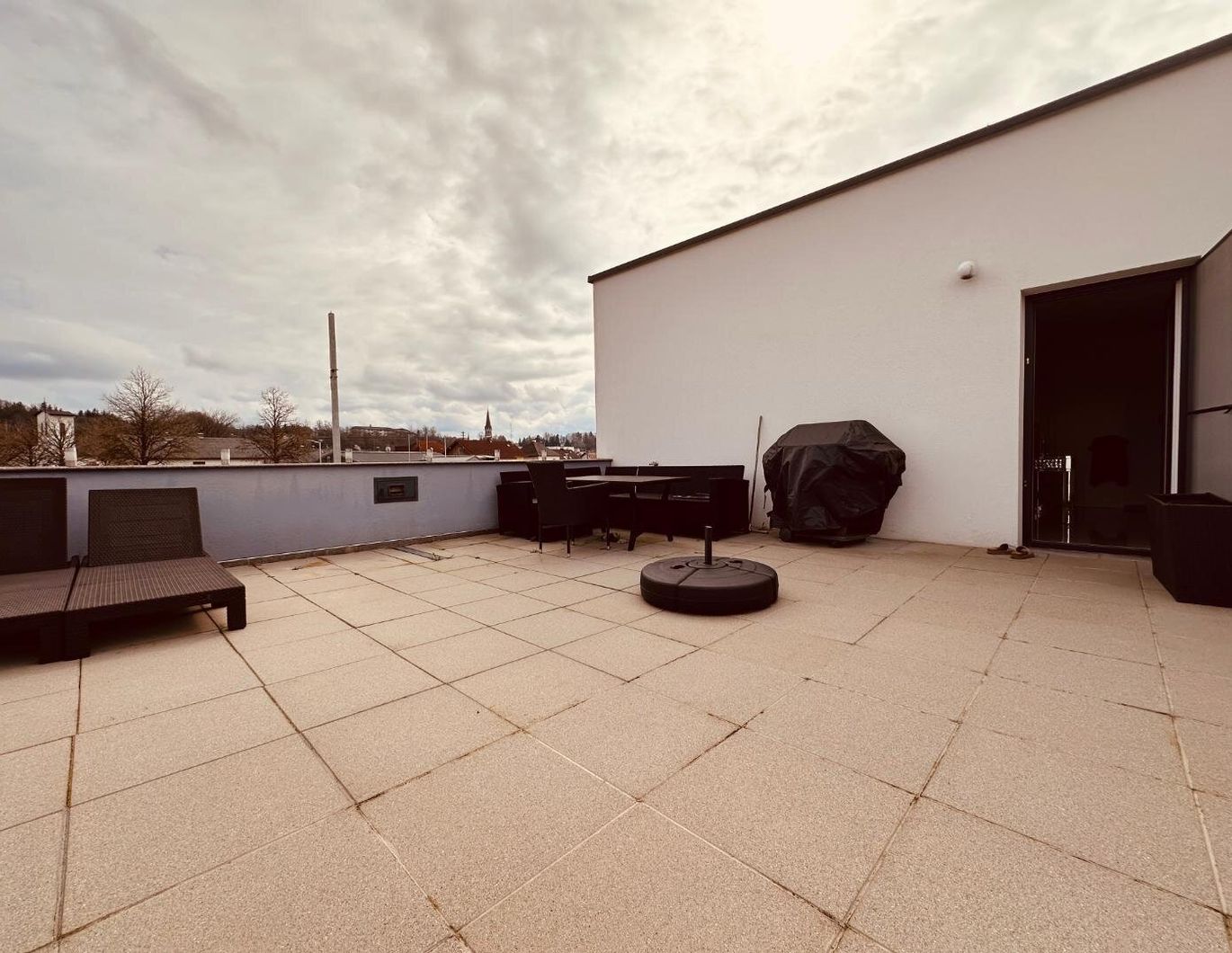 Attraktive Wohnung mit Garten und sonniger Dachterrasse