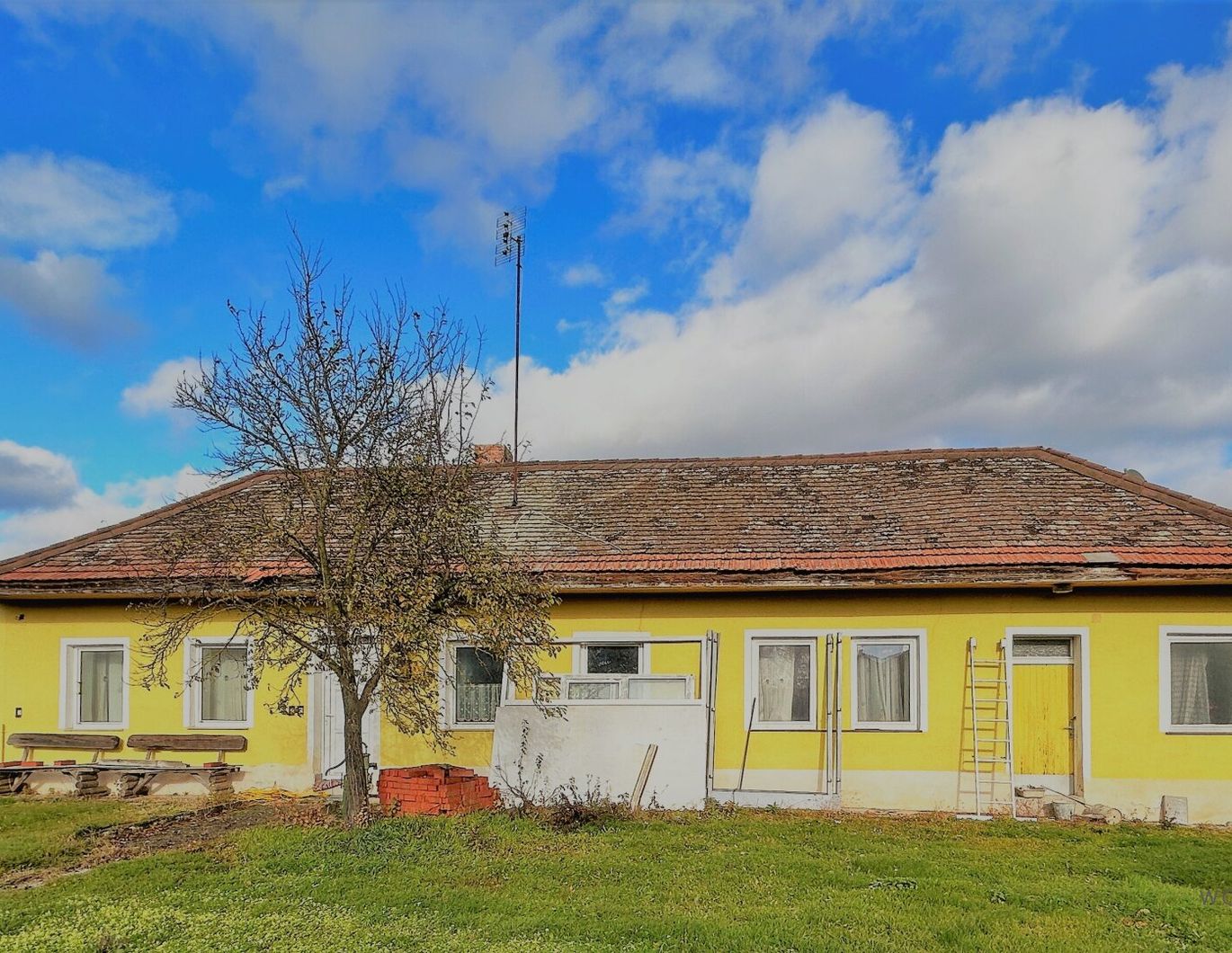 Großes Grundstück mit Einfamilienhaus und Lagerhalle