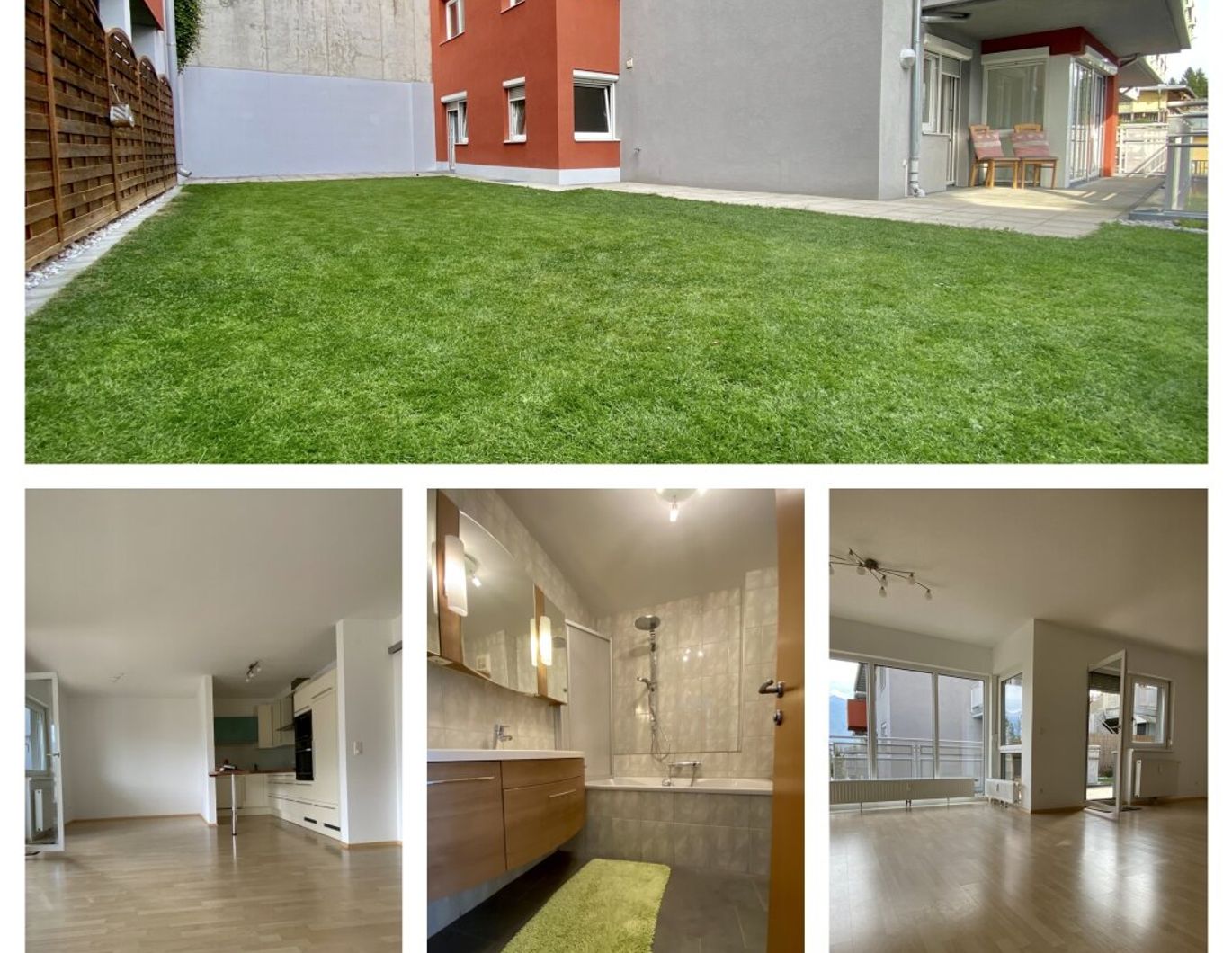 MIETE! *schöne große Wohnung mit Garten, Terrasse und Garage im schönen Thaur (Kapons)