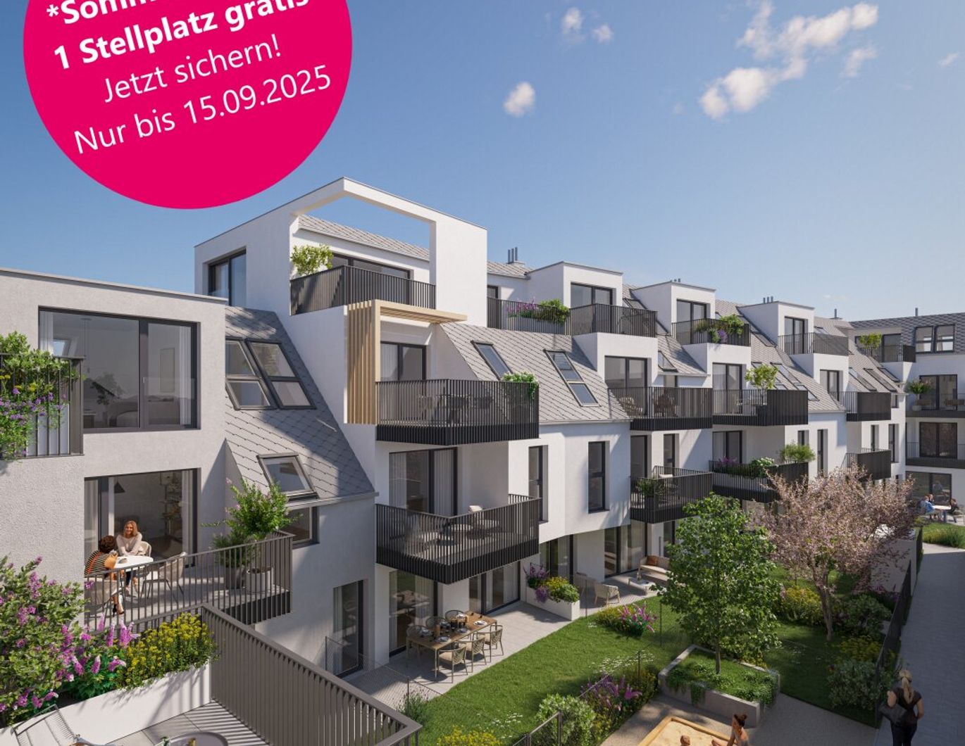 SOMMERAKTION: Stellplatz gratis! Erstbezug in ruhiger Lage - Wohnqualität am Jedlersdorfer Platz!