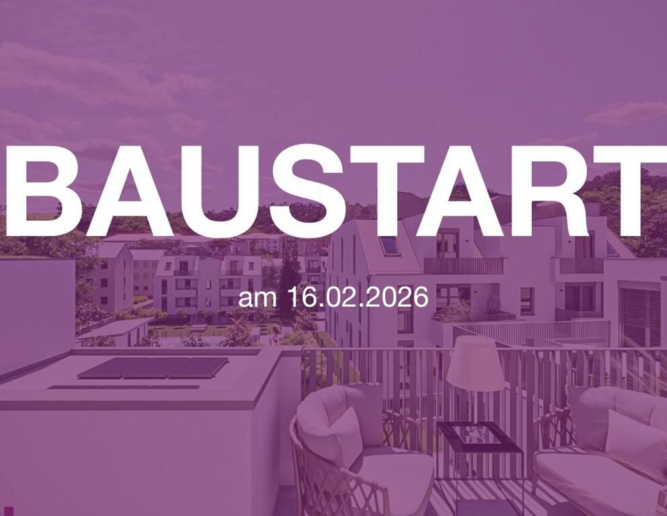 **BAUSTART** KALKSBURGA - Wohnungen mit Pool