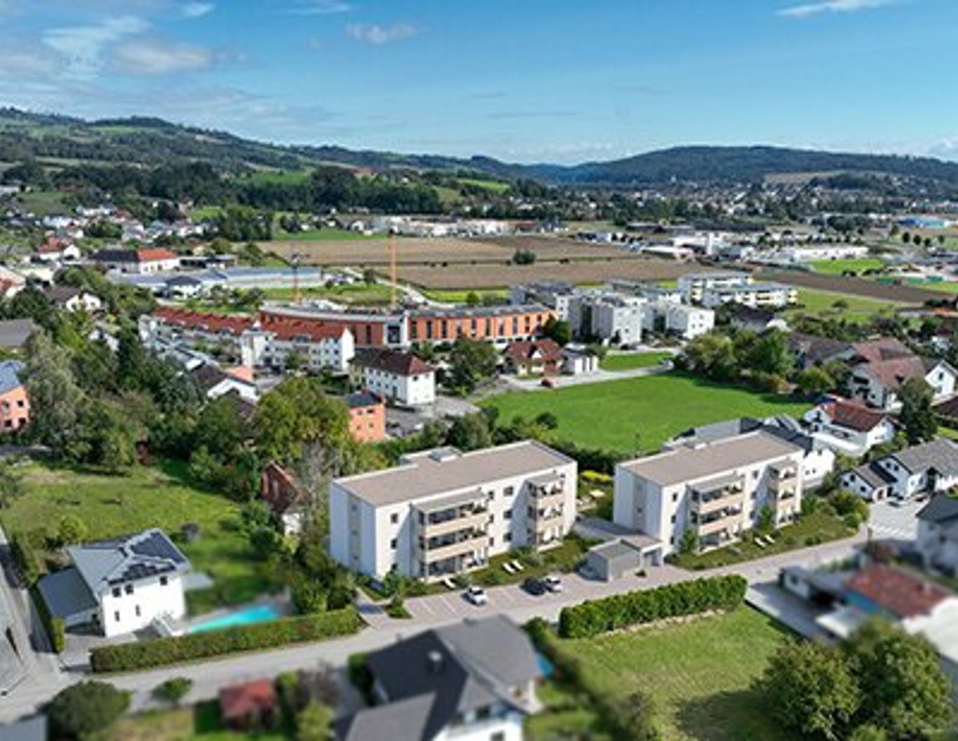 Wohnbaugeförderte ETW mit Balkone in Walding