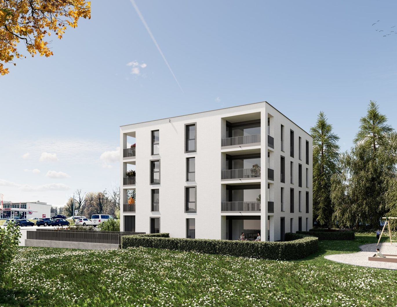 Neubau: Exklusives Wohnen am Bodensee - 4-Zimmer Wohnung mit großem Garten Top 2