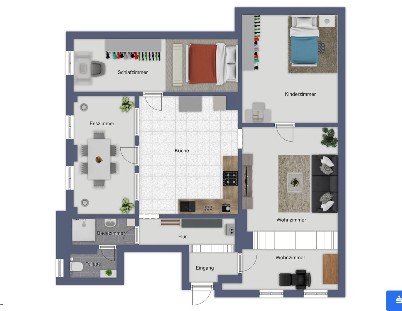4-Zimmer-Wohnung im Herzen von Graz - WG-geeignet