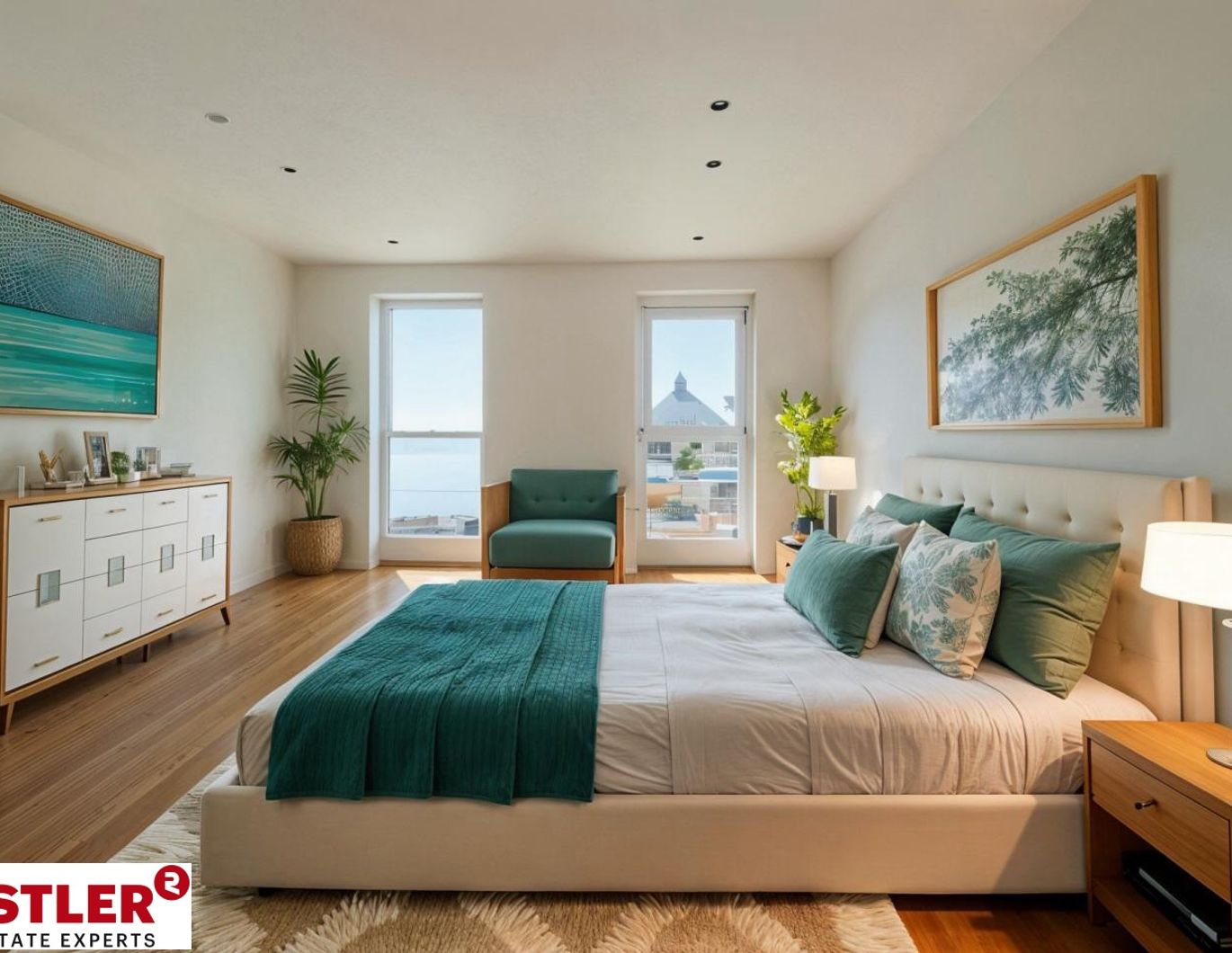 Pyramidenblick: familienfreundliche 4 Zimmerwohnung mit südseitigem Balkon