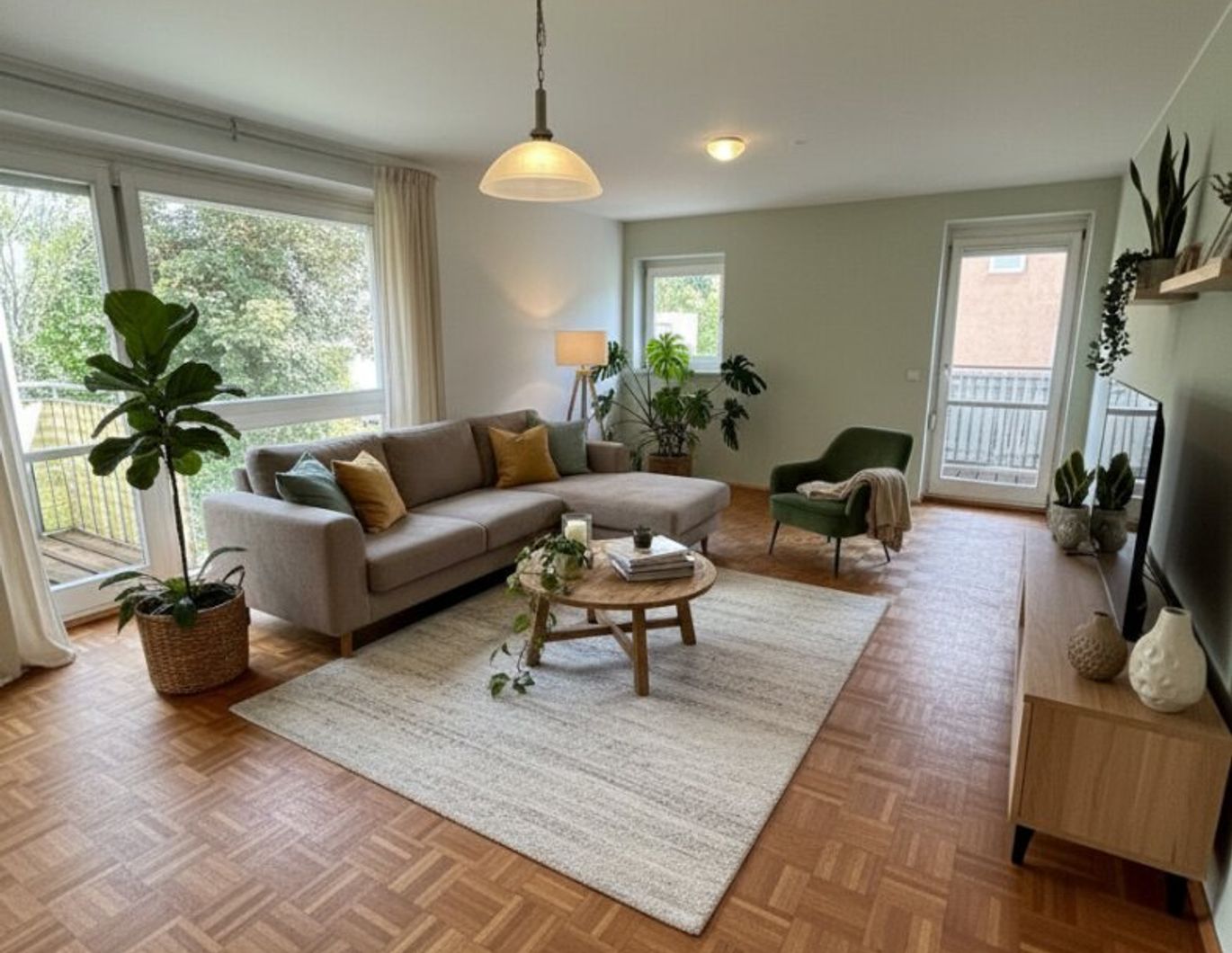 Ein echtes Raumwunder mit Charme - 3 Zimmer, 2 Balkone & Tiefgarage!