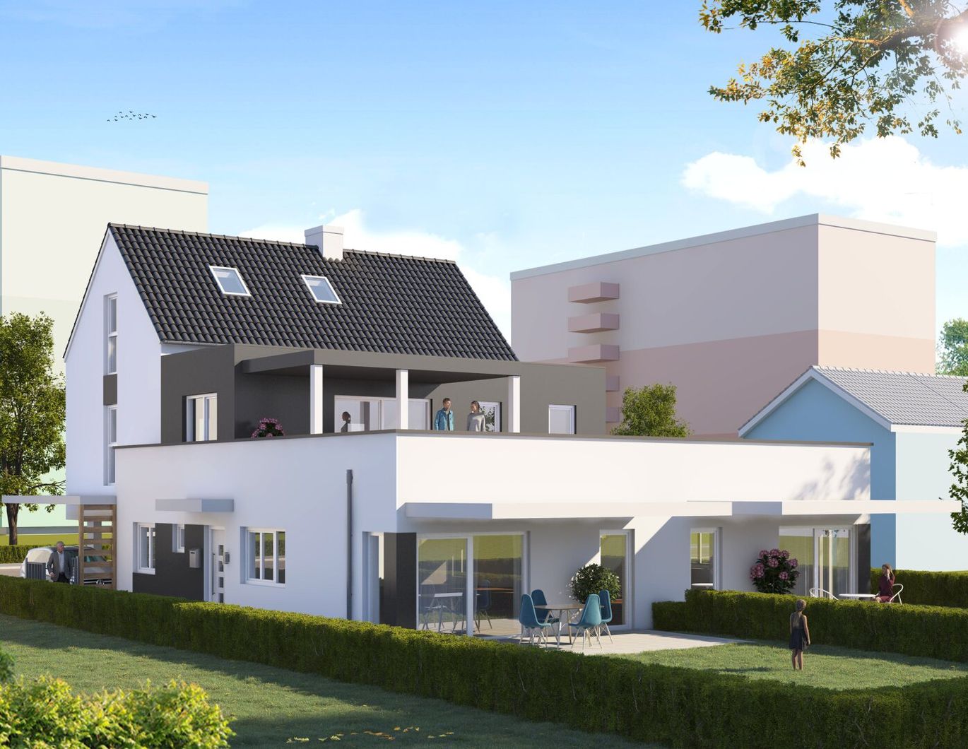 Moderne Gartenwohnung in Graz - Wetzelsdorf: 3 Zimmer, Top Küche, Terrasse, Carport - Erstbezug zum Top-Preis!
