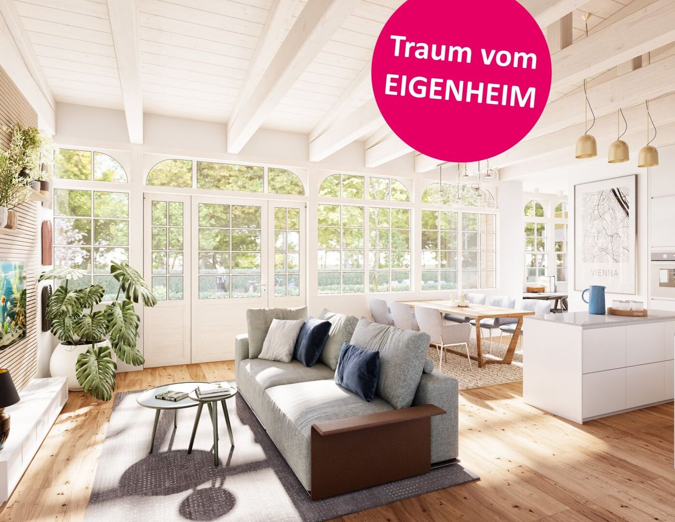 Symbiose aus Alt- und Neubau: Stilvolle Wohnungen in der Mauerbachstraße