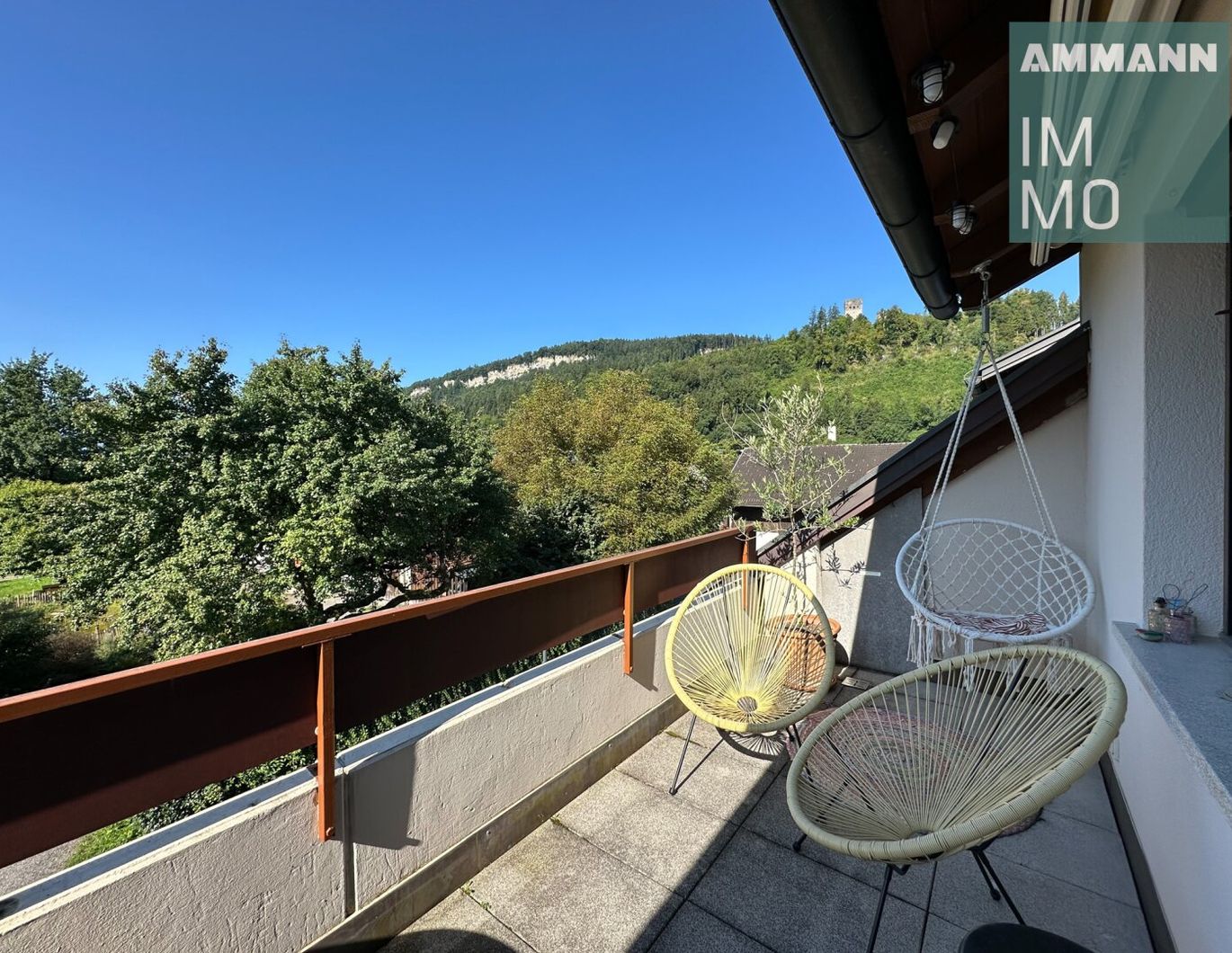 Gemütliche 1,5-Zimmer-Wohnung mit Bergblick in Tosters