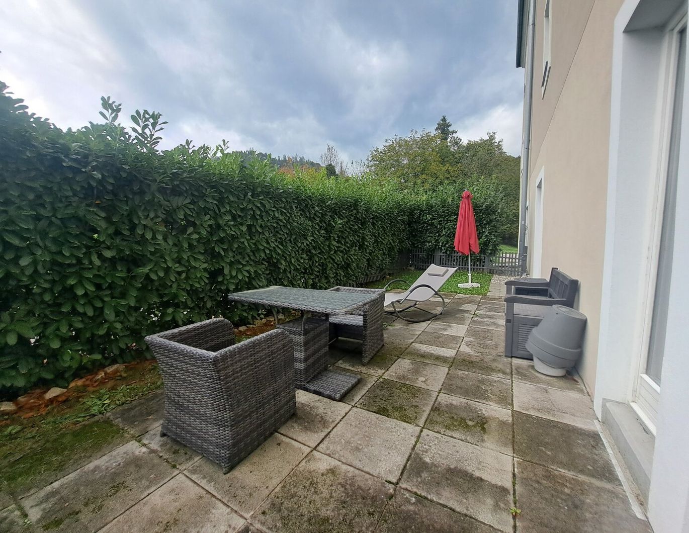 Wohnen im Schloss Maria Lankowitz, tolle Erdgeschosswohnung mit großer Sonnenterrasse